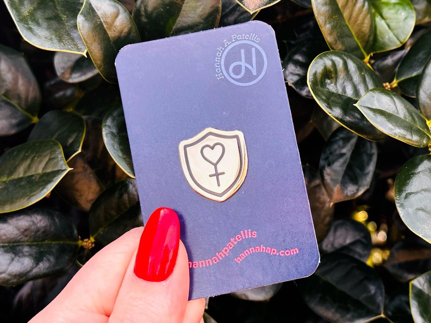 "Femme Shield" Hard Enamel Pin